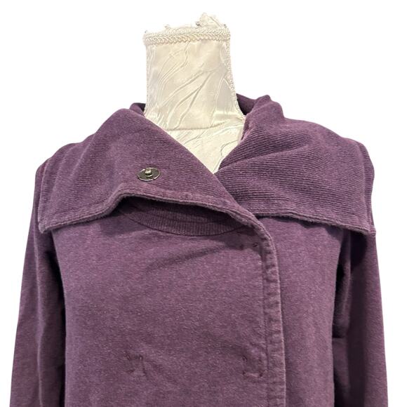 Lululemon Gratitude Wrap Jacket Womens Sz 4 Purple Double Breasted Activewear - Picture 5 of 16